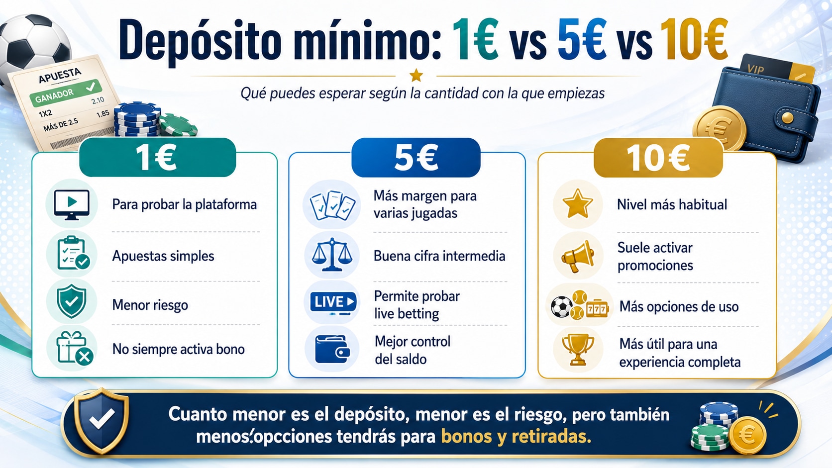 Casa de Apuestas con Depósito Mínimo 2026