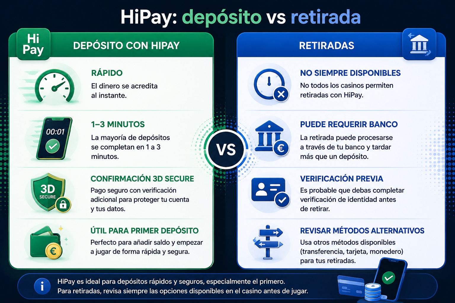 Mejor Casino con HiPay Fiable 2026
