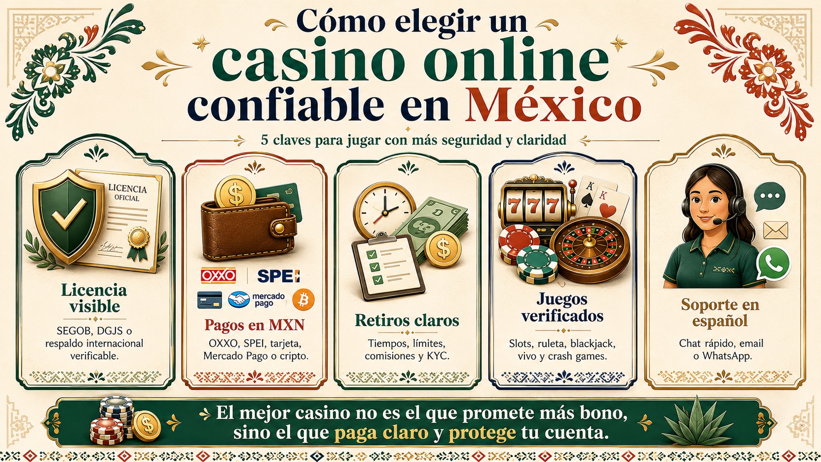 Mejores Casinos Online México 2026